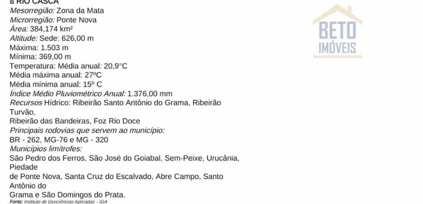 Fazenda espetacular 4.660 ha em Zona Rural – Rio Casca – MG Fazenda espetacular 4.660 ha em Zona Rural – Rio Casca – MG