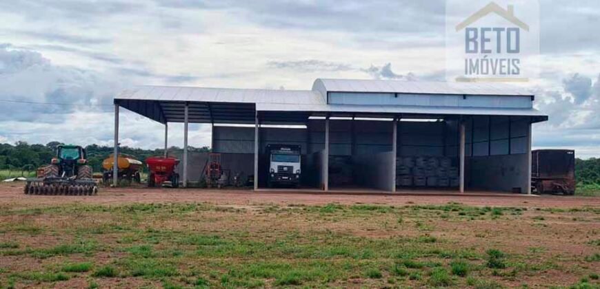 Espetucular Fazenda para Pastejo Rotacionado toda estruturada e maquinários | Vila Rica/ MT