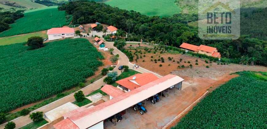 Excelente Fazenda com 170 ha com toda estrutura pronta e represa no Sul de Minas Gerais