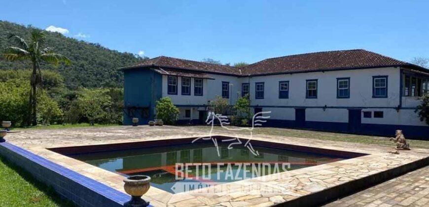 Fazenda à Venda 55 Alq. Exuberante e Histórica de 1832 no Vale do Paraíba/RJ