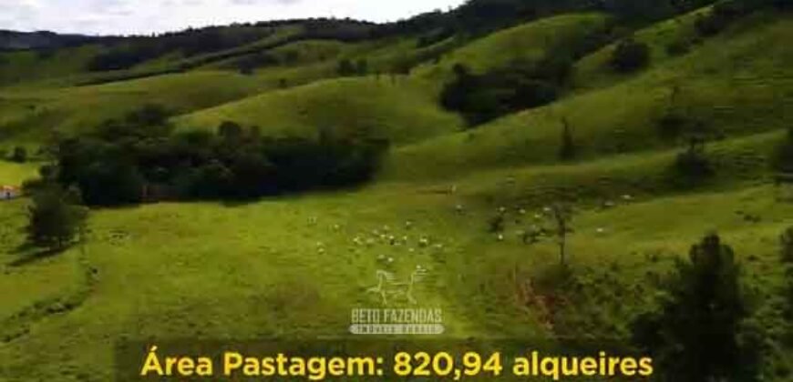 Excelente Fazenda 2.582 hectares à Venda Boiadeira Pecuária | Região de São José dos Campos/ SP