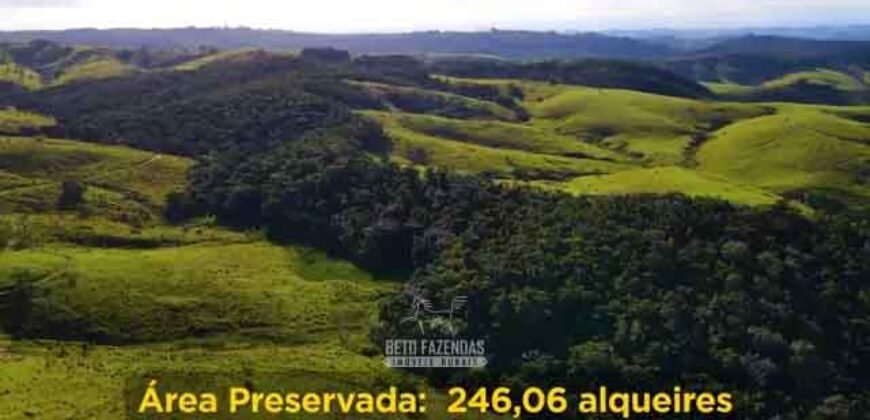 Excelente Fazenda 2.582 hectares à Venda Boiadeira Pecuária | Região de São José dos Campos/ SP