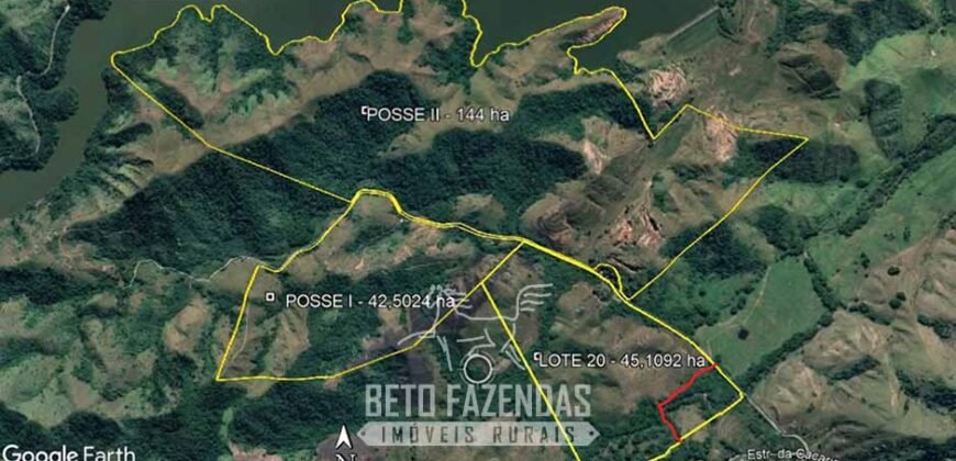 Fazenda Ótimo Investimento total 92 hectares Acesso à Represa para Pecuária | Piraí/ RJ